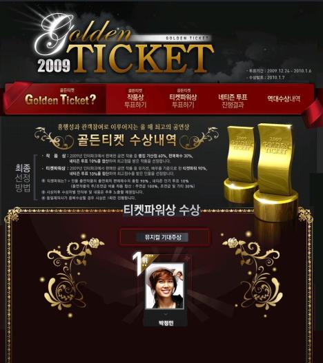 Park Jung Min gana el primer lugar en Golden Ticket Jm70660638